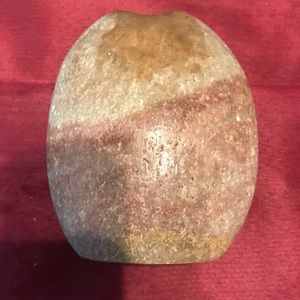 One-of-a-Kind Handmade Stone Candleholder